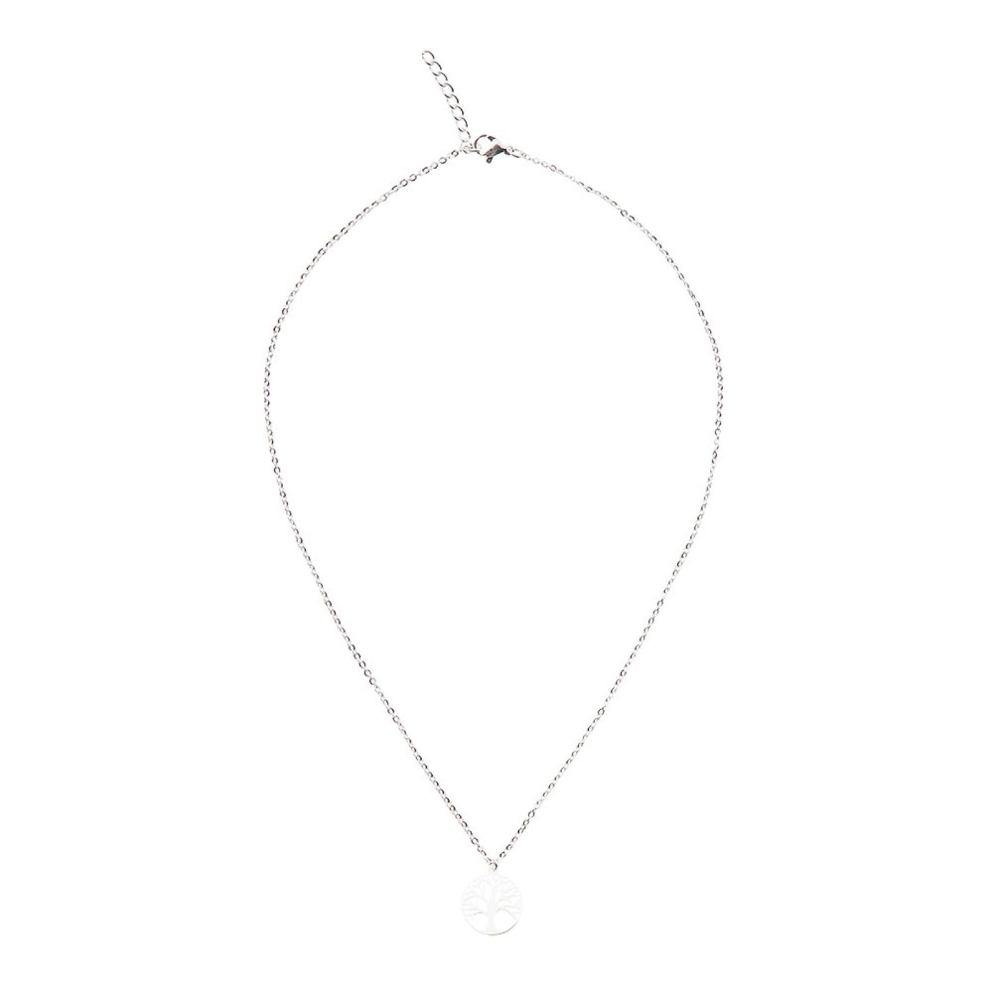 Crystals by HCA Classic Necklace Silver Plated Tree of Life