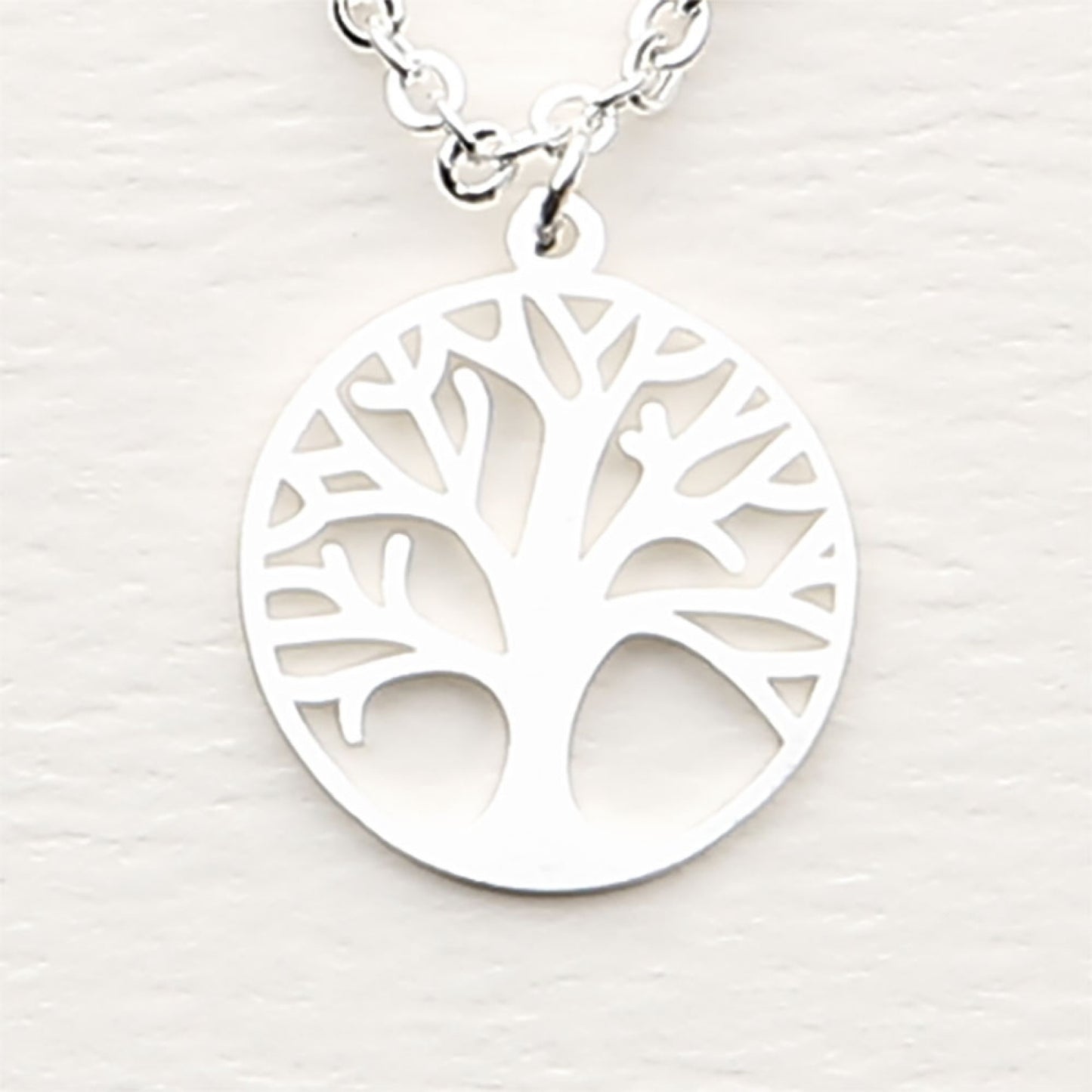 Crystals by HCA Classic Necklace Silver Plated Tree of Life